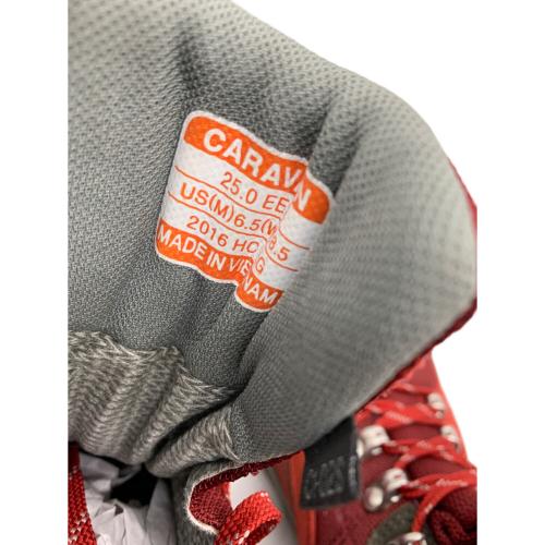 CARAVAN (キャラバン) トレッキングブーツ C1-02S メンズ SIZE 25cm レッド