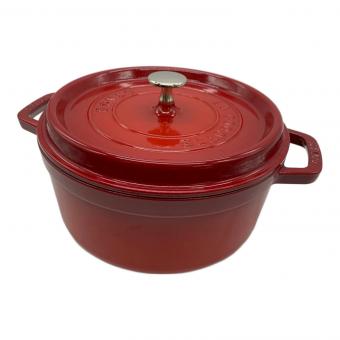 Staub (ストウブ) 両手鍋 SIZE 24cm レッド