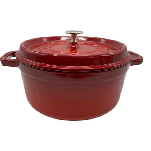 Staub (ストウブ) 両手鍋 SIZE 24cm レッド