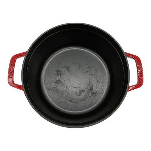 Staub (ストウブ) 両手鍋 SIZE 24cm レッド