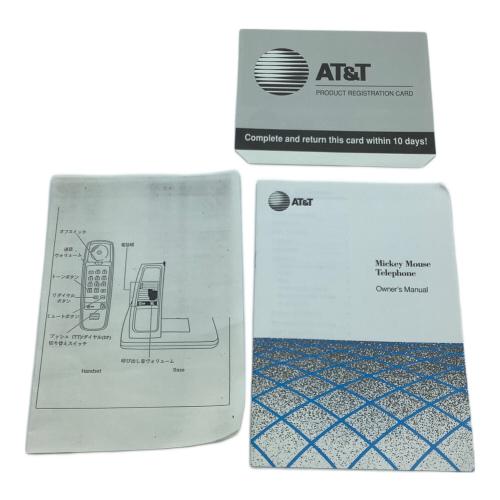 DISNEY (ディズニー) ミッキーマウス プッシュ式電話機 フィギュア AT&T