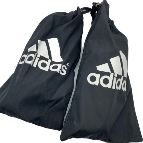 adidas (アディダス) ゴルフシューズ 816377 収納袋付 レディース SIZE 24.5cm ブラック×ピンク