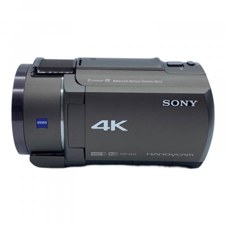 SONY (ソニー) デジタル4Kビデオカメラ FDR-AX45 レンズ付近欠け・上部
