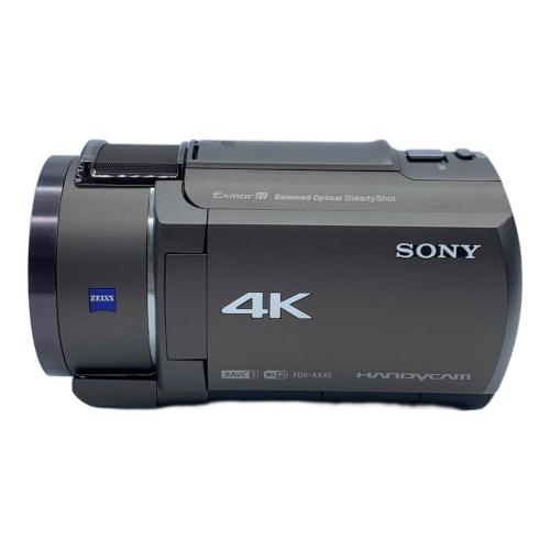 SONY (ソニー) デジタル4Kビデオカメラ FDR-AX45 レンズ付近欠け・上部スレ有