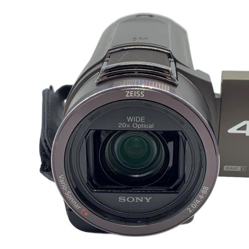 SONY (ソニー) デジタル4Kビデオカメラ FDR-AX45 レンズ付近欠け・上部スレ有