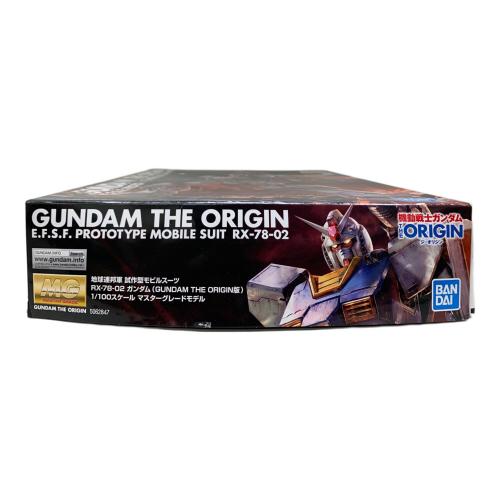 BANDAI (バンダイ) MG 1/100 RX-78-02 ガンダム (GANDAM THE ORIGIN版) ガンプラ 機動戦士ガンダムTHE ORIGIN 地球連邦軍 試作型モビルスーツ