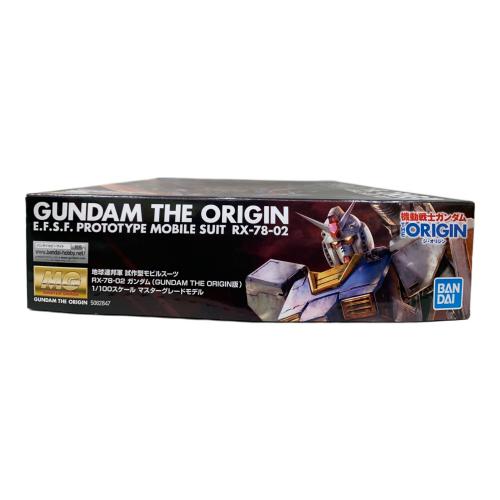 BANDAI (バンダイ) MG 1/100 RX-78-02 ガンダム (GANDAM THE ORIGIN版) ガンプラ 機動戦士ガンダムTHE ORIGIN 地球連邦軍 試作型モビルスーツ