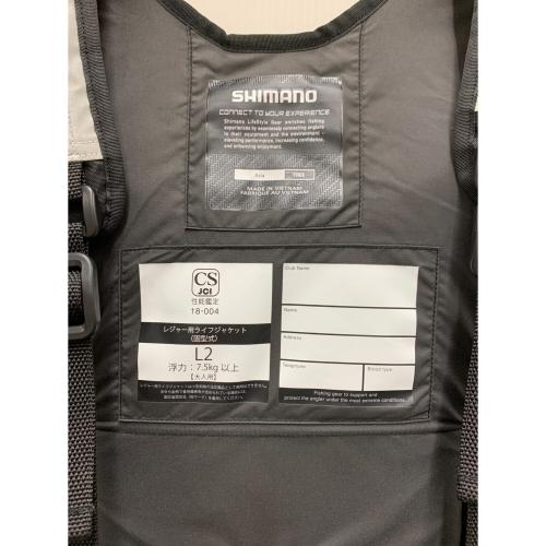 SHIMANO (シマノ) フローティングベスト メンズ SIZE Free ブラック