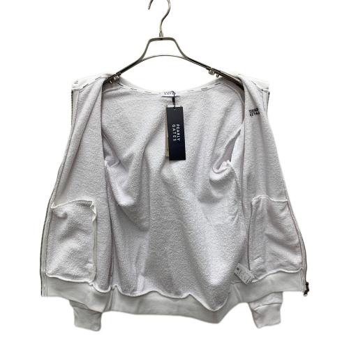 PEARLY GATES (パーリーゲイツ) ジップパーカー ゴルフウェア(トップス) 055-3962302 レディース SIZE 0 ホワイト