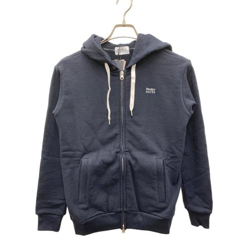 PEARLY GATES (パーリーゲイツ) ジップパーカー ゴルフウェア(トップス) 055-3962302 レディース SIZE 0 ブラック