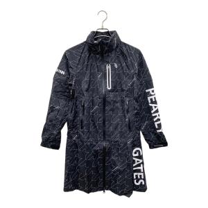 PEARLY GATES (パーリーゲイツ) レインコート 053-4988408 レディース SIZE 0 ブラック×ホワイト