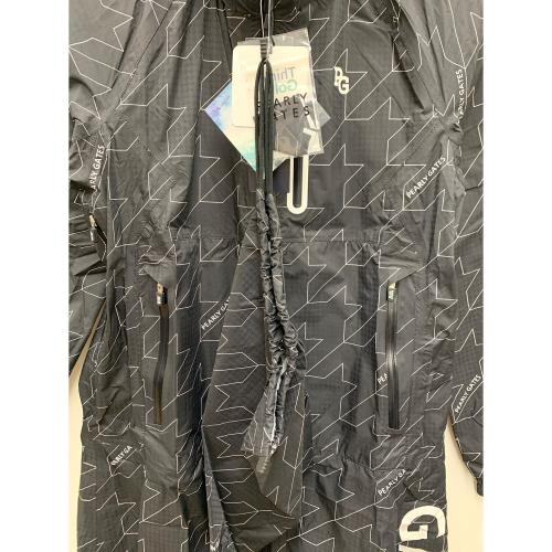 PEARLY GATES (パーリーゲイツ) レインコート 053-4988408 レディース SIZE 0 ブラック×ホワイト
