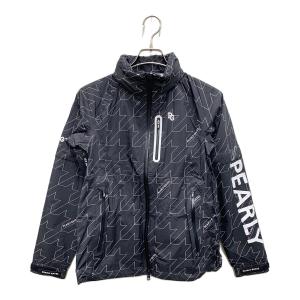 PEARLY GATES (パーリーゲイツ) レインジャケット 053-4988404 レディース SIZE 0 ブラック×ホワイト