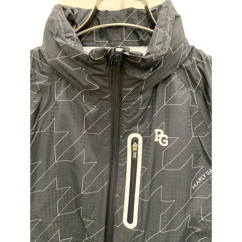 PEARLY GATES (パーリーゲイツ) レインジャケット 053-4988404 レディース SIZE 0 ブラック×ホワイト