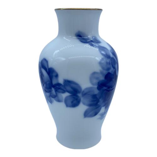 大倉陶園 (オオクラトウエン) 花瓶 ブルーローズ28cm