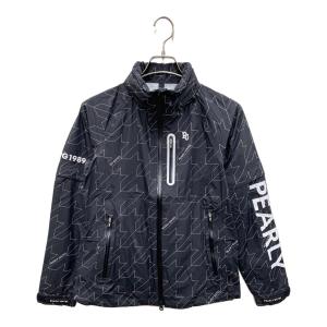 PEARLY GATES (パーリーゲイツ) レインジャケット 053-4988404 レディース SIZE 0 ブラック×ホワイト