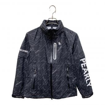 PEARLY GATES (パーリーゲイツ) レインジャケット 053-4988404 レディース SIZE 0 ブラック×ホワイト