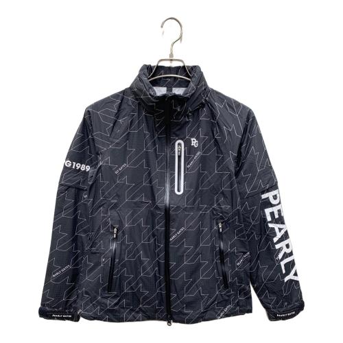 PEARLY GATES (パーリーゲイツ) レインジャケット 053-4988404 レディース SIZE 0 ブラック×ホワイト