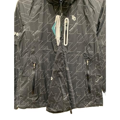 PEARLY GATES (パーリーゲイツ) レインジャケット 053-4988404 レディース SIZE 0 ブラック×ホワイト