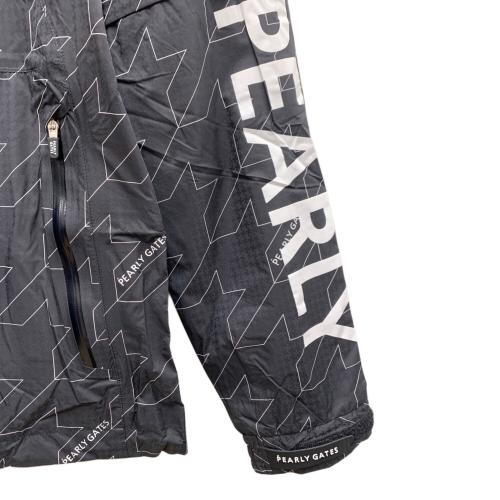 PEARLY GATES (パーリーゲイツ) レインジャケット 053-4988404 レディース SIZE 0 ブラック×ホワイト
