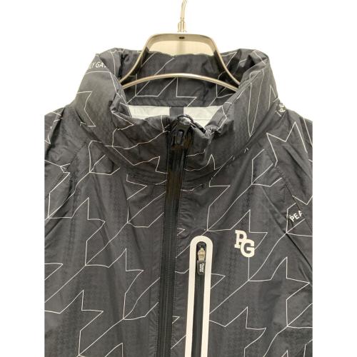 PEARLY GATES (パーリーゲイツ) レインジャケット 053-4988408 レディース SIZE 0 ブラック×ホワイト