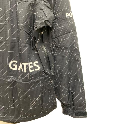 PEARLY GATES (パーリーゲイツ) レインジャケット 053-4988408 レディース SIZE 0 ブラック×ホワイト