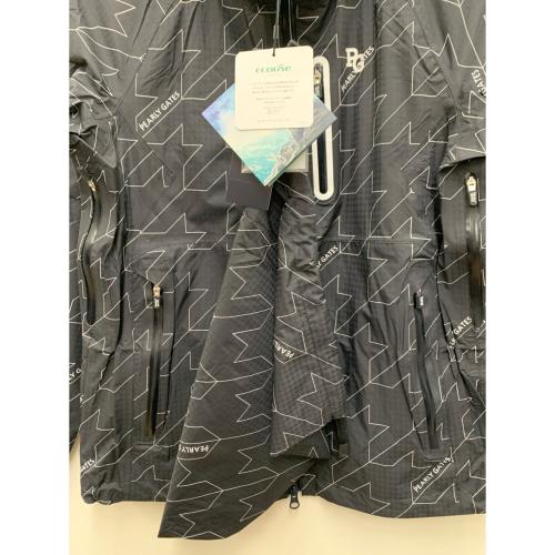 PEARLY GATES (パーリーゲイツ) レインジャケット 053-4988404 レディース SIZE 0 ブラック×ホワイト