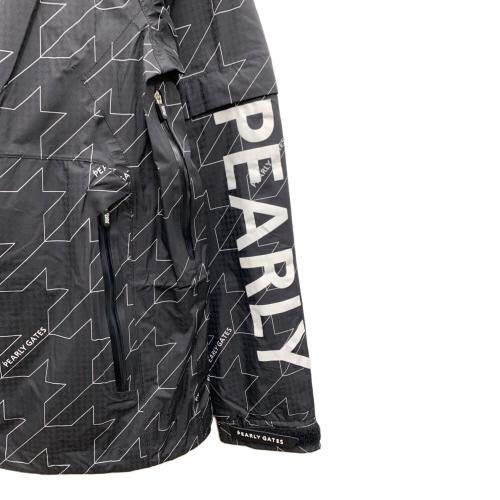 PEARLY GATES (パーリーゲイツ) レインジャケット 053-4988404 レディース SIZE 0 ブラック×ホワイト
