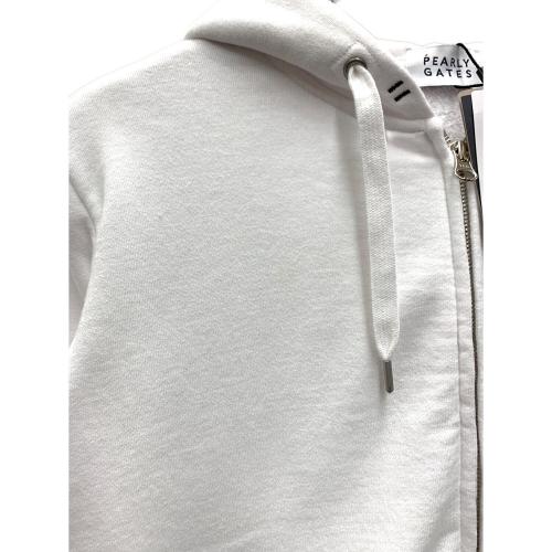 PEARLY GATES (パーリーゲイツ) ジップパーカー ゴルフウェア(トップス) 055-3962302 レディース SIZE 0 ホワイト