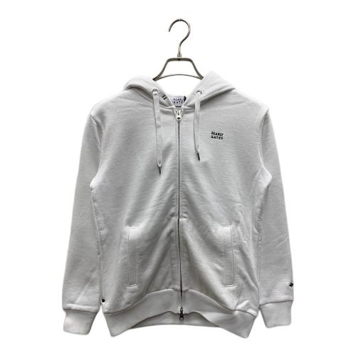 PEARLY GATES (パーリーゲイツ) ジップパーカー ゴルフウェア(トップス) 055-3962302 レディース SIZE 0 ホワイト