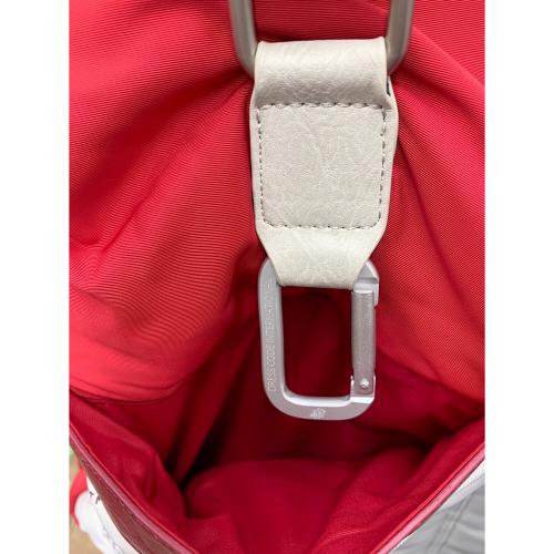 ZOY (ソーイ) ゴルフバッグ レッド×グレー