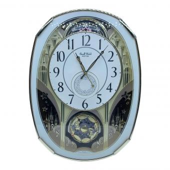 リズム時計工業 (リズムトケイコウギョウ) 電波からくり時計 4MN513RH23 動作確認済み