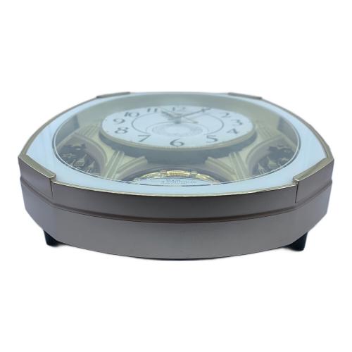 リズム時計工業 (リズムトケイコウギョウ) 電波からくり時計 4MN513RH23 動作確認済み