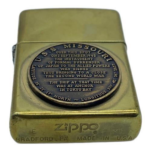 ZIPPO (ジッポ) オイルライター 1995年製 第二次世界大戦 戦艦ミズリー