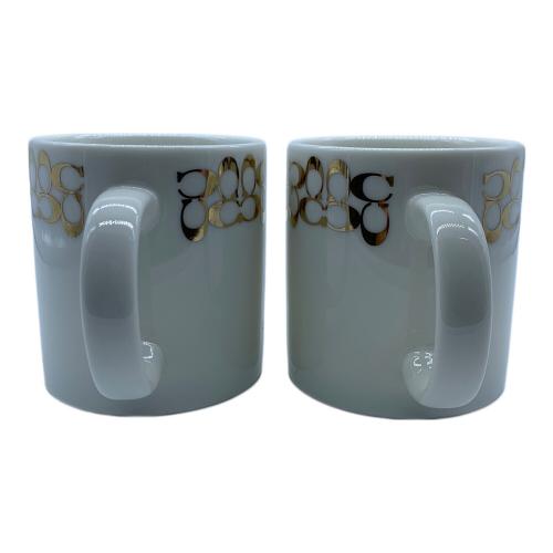 COACH (コーチ) ペアマグカップ ゴールド シグネチャー