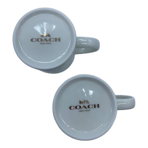 COACH (コーチ) ペアマグカップ ゴールド シグネチャー