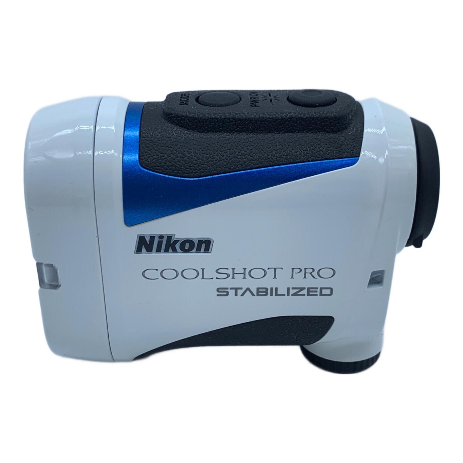 Nikon (ニコン) ゴルフ距離測定器 COOLSHOT PRO STABILIZED ホワイト 