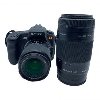 SONY (ソニー) デジタル一眼レフカメラ α200 専用カメラバック付き ズームレンズキット