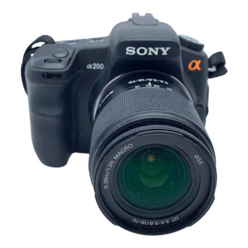 SONY (ソニー) デジタル一眼レフカメラ α200 専用カメラバック付き ズームレンズキット