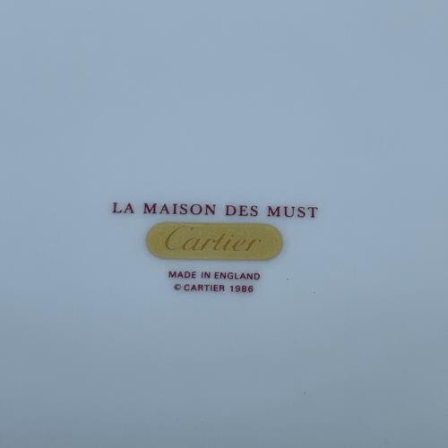 Cartier (カルティエ) ケーキ皿 ヴィンテージ ラ・メゾン・デ・マスト