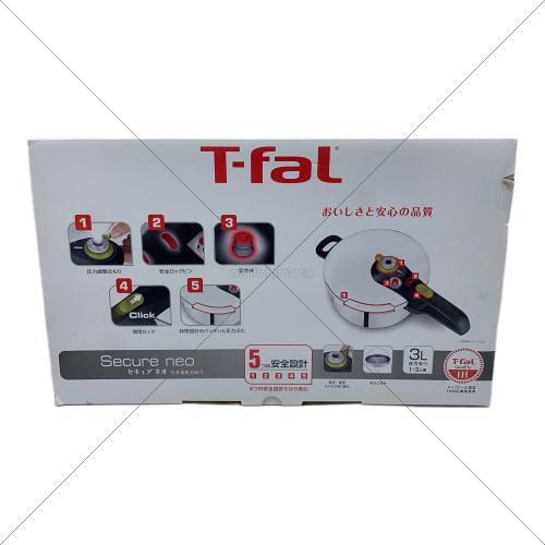 T-Fal (ティファール) 片手圧力鍋 Secure Neo PSCマーク(圧力鍋)有