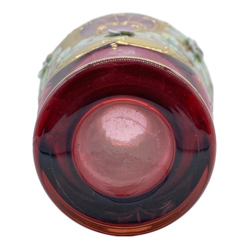 ベネチアン ボヘミアングラス ピンク×ゴールド