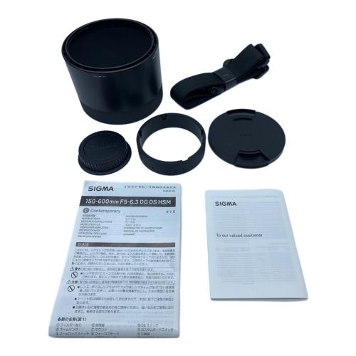 SIGMA (シグマ) 望遠レンズ CONTEMPORARY 後キャップ非純正、箱ヨゴレ有