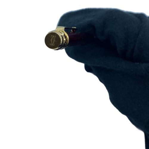 Cartier (カルティエ) ボールペン ゴールド×レッド