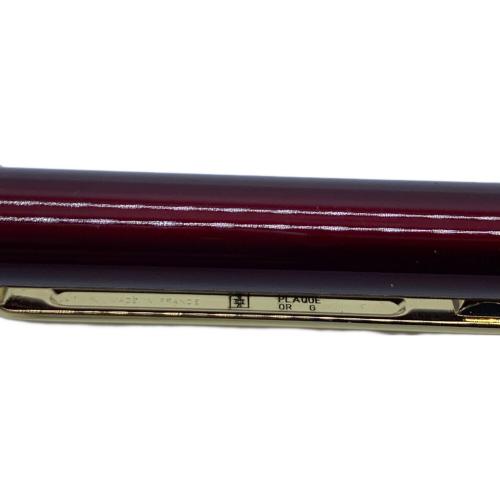 Cartier (カルティエ) ボールペン ゴールド×レッド