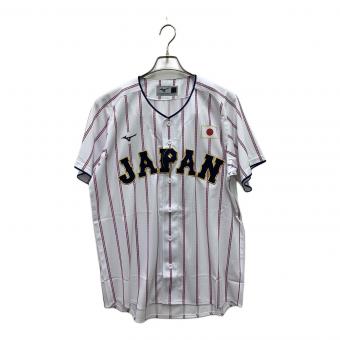 MIZUNO (ミズノ) ベースボールシャツ 侍ジャパン メンズ SIZE L ホワイト
