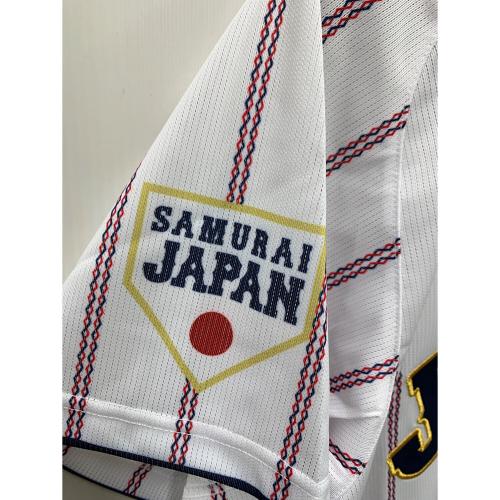 MIZUNO (ミズノ) ベースボールシャツ 侍ジャパン メンズ SIZE L ホワイト