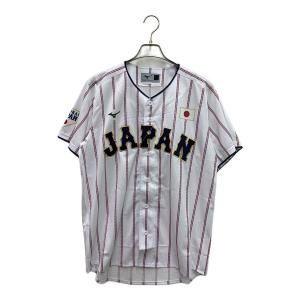 MIZUNO (ミズノ) ベースボールシャツ 侍ジャパン メンズ SIZE L ホワイト