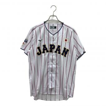 MIZUNO (ミズノ) ベースボールシャツ 侍ジャパン メンズ SIZE L ホワイト