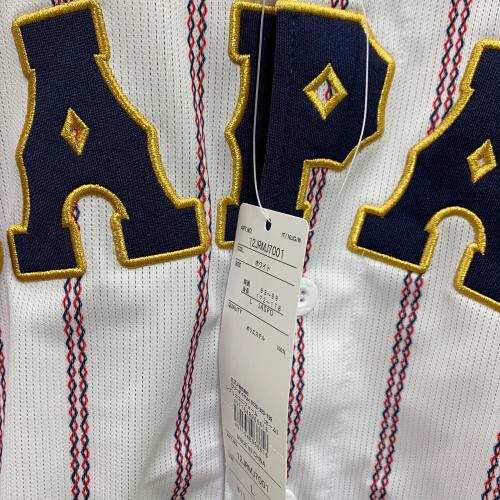 MIZUNO (ミズノ) ベースボールシャツ 侍ジャパン メンズ SIZE L ホワイト